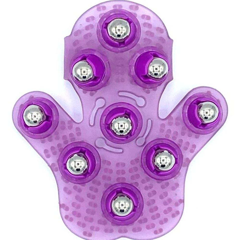 Purple and Silver Skincare Massage Tool